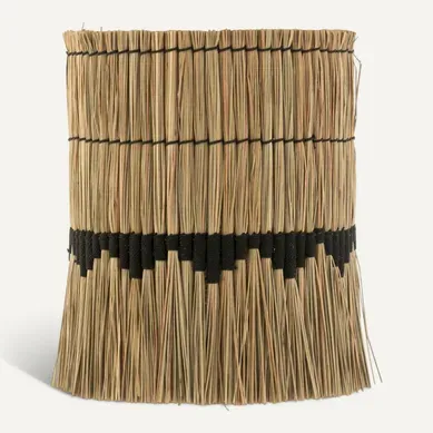 Abat-jour Herbes Naturelles Et Noir Style Ethnique Chic