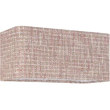 Abat Jour Rectangulaire Rose Tendance En Tissu élégant
