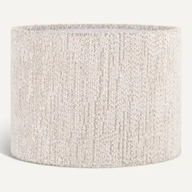 Abat Jour Crème Texturé élégant Pour Lampe De Salon