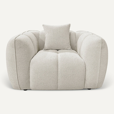 Fauteuil Lounge Crème Design Arrondi Confort Haut De Gamme Fauteuil Lounge Crème Design Arrondi Confort Haut De Gamme