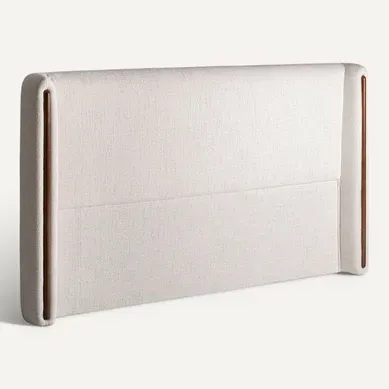 Tête De Lit Contemporaine Blanc Cassé Finition Marbrée élégante