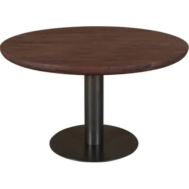 Table À Manger Ronde En Manguier Et Fer