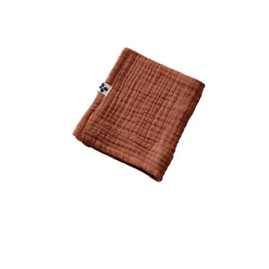 Serviette De Toilette Invite 30 X 50 Cm Gaze De Coton Gaia Terracotta Serviette De Toilette Invite 30 X 50 Cm Gaze De Coton Gaia Terracotta
