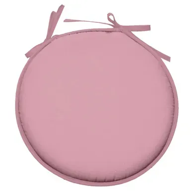 Galette De Chaise Ronde Unie Pop Color 40 Cm Rose Poudre Galette De Chaise Ronde Unie Pop Color 40 Cm Rose Poudre