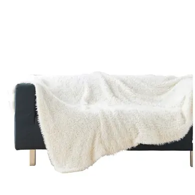 Plaid Effet Peluche Et Polaire 220 X 240 Cm Nuage Plaid Effet Peluche Et Polaire 220 X 240 Cm Nuage