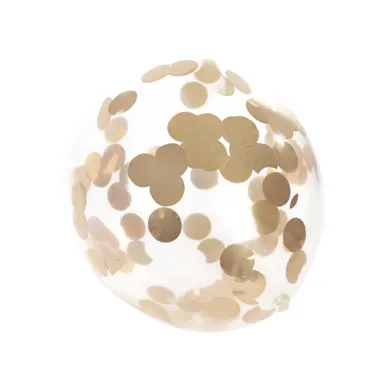 Set De 6 Ballons Gonflables Confettis Dorés 30 Cm Set De 6 Ballons Gonflables Confettis Dorés 30 Cm