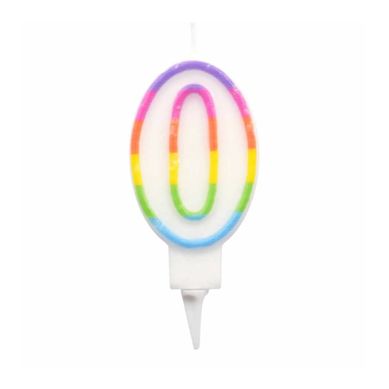 Bougie D'anniversaire Chiffre 0 Bougie D'anniversaire Chiffre 0