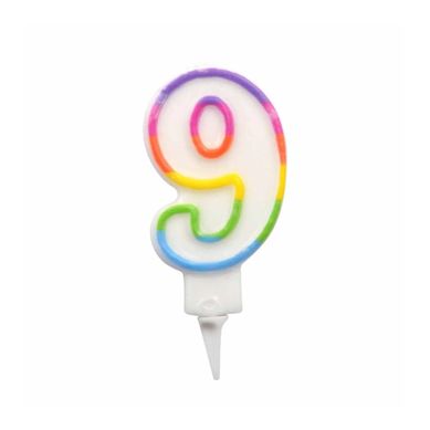Bougie D'anniversaire Chiffre 9 Bougie D'anniversaire Chiffre 9