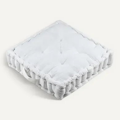 Coussin De Sol Gaze De Coton 45 X 45 Cm Pop Colors Ecru