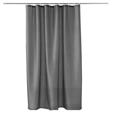 Rideau De Douche 180 X 200 Cm Texturé Uni Anthracite Rideau De Douche 180 X 200 Cm Texturé Uni Anthracite