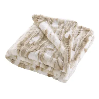 Plaid Doux Cheyenne 180 X 220 Cm Sable Plaid Doux Cheyenne 180 X 220 Cm Sable
