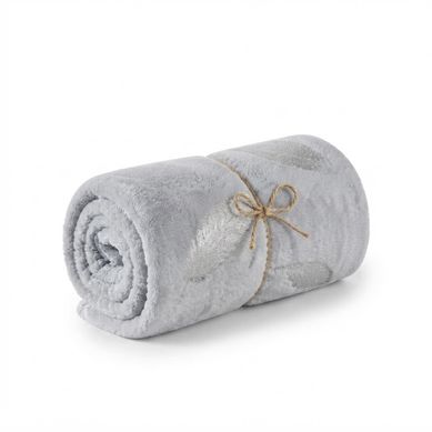 Plaid Polaire Plumette 127 X 152 Cm Gris Perle Plaid Polaire Plumette 127 X 152 Cm Gris Perle