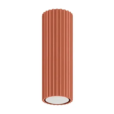 Plafonnier En Aluminium - Onyx 20 - Ocre Rouge - Ip20 - Max 10w LED - Gu10