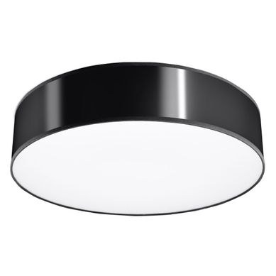 Plafonnier En Pvc - Andromeda - Noir - Ip20 - Max 15w LED - E27 - Style Minimaliste