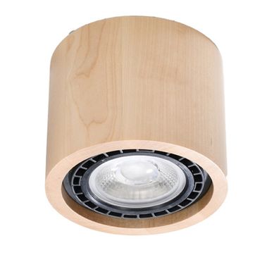 Plafonnier Nova 1 Bois Naturel