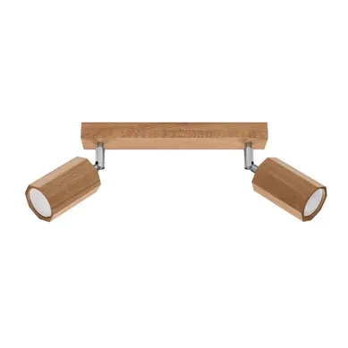 Plafonnier En Bois - Tyrian - Chêne - Ip20 - Max 10w LED - Gu10 - Style Scandinave