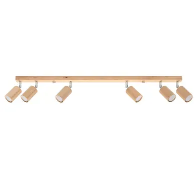 Plafonnier En Bois - Boreal - Chêne - Ip20 - Max 10w LED - Gu10 - Style Scandinave