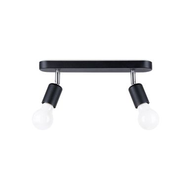 Plafonnier En Acier - Fornax - Noir - Ip20 - Max 15w LED - E27 - Style Minimaliste