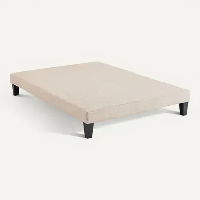 Sommier Tapissier à Lattes 160x190 cm Lune Hauteur 13 Cm Beige Ivoire Sommier Tapissier à Lattes 160x190 cm Lune Hauteur 13 Cm Beige Ivoire