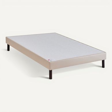 Sommier bronze 120x190 cm EPEDA BOMBA FERME vue 3/4