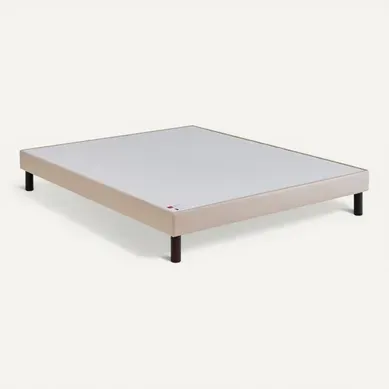 Sommier bronze 140x190 cm EPEDA BOMBA FERME vue 3/4