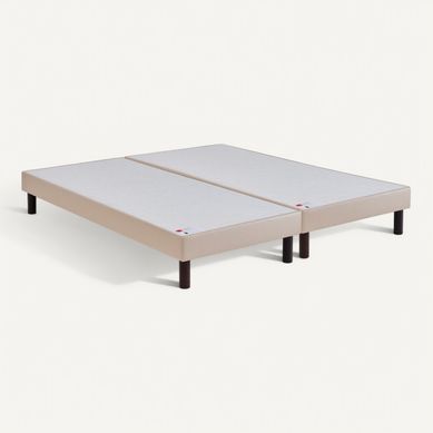 Sommier bronze 2x90x200 cm EPEDA BOMBA FERME vue 3/4