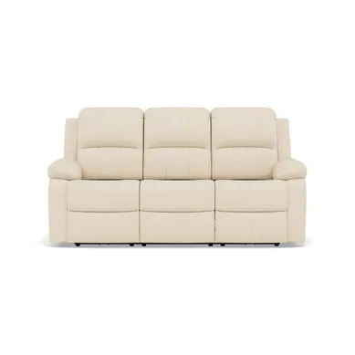 Canapé 3 Places Relax électrique En Simili Armand Beige Canapé 3 Places Relax électrique En Simili Armand Beige