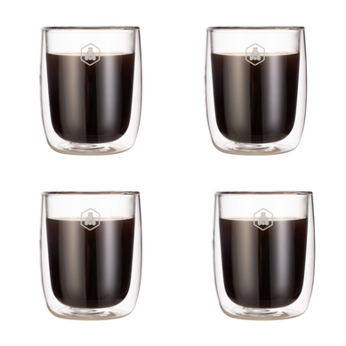 4 Tasses à Espresso Double Paroi - 100ml 4 Tasses à Espresso Double Paroi - 100ml