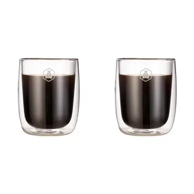 2 Tasses à Cappuccino Double Paroi - 250ml 2 Tasses à Cappuccino Double Paroi - 250ml