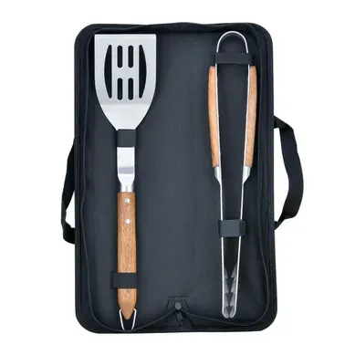 Set De Spatule Et Pince De Barbecue - "sève" Set De Spatule Et Pince De Barbecue - "sève"