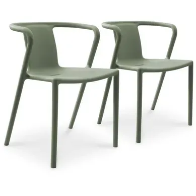 Lot De 2 Chaises De Jardin Empilables Diego-ft Olive À Accoudoirs Lot De 2 Chaises De Jardin Empilables Diego-ft Olive À Accoudoirs