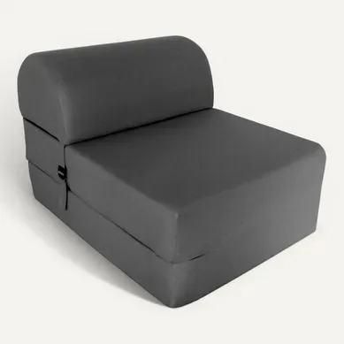 Chauffeuse l. 57,5 cm - Gris Chauffeuse l. 57,5 cm - Gris vue 3/4
