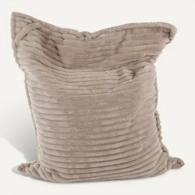 Maxi coussin 110x130 cm MAXIME Beige Maxi coussin 110x130 cm MAXIME Beige vue de face