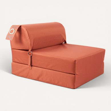 Chauffeuse L.75 cm 2 IN 1 Terracotta Chauffeuse L.75 cm 2 IN 1 Terracotta vue 3/4