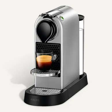 Machine à café Nespresso KRUPS Citiz Silver YY4118FD Machine à café Nespresso KRUPS Citiz Silver YY4118FD vue 3/4