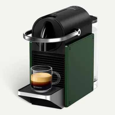Machine a café Nespresso KRUPS YY5291FD Vert foncé Machine a café Nespresso KRUPS YY5291FD Vert foncé vue 3/4