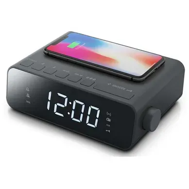 Radio-réveil Double Alarme Noir M175wi