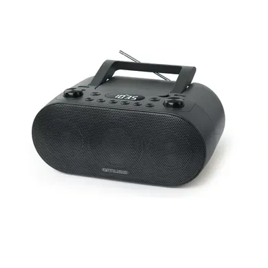 Lecteur Radio Cd Et Mp3 Portable  M 35 Bluetooth Noir
