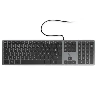 Clavier Filaire Slim Finition Métal - Space Grey - Azerty Clavier Filaire Slim Finition Métal - Space Grey - Azerty
