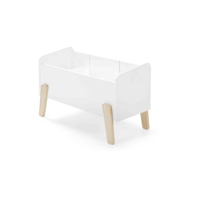 Coffre à Jouets Blanc 80x39x48 Coffre à Jouets Blanc 80x39x48