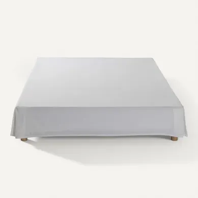 Cache-sommier Intégral Ecru 160x200 Cache-sommier Intégral Ecru 160x200