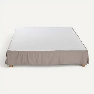 Cache-sommier Intégral Taupe 160x200 Cache-sommier Intégral Taupe 160x200