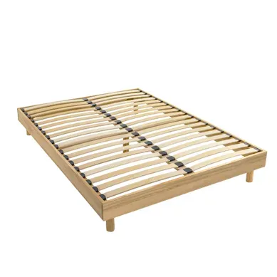 Sommier Kit déco En Bois Massif Naturel 140x190 cm Sommier Kit déco En Bois Massif Naturel 140x190 cm