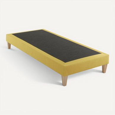 Sommier Déco Tapissier Jaune Aurore 2x80x190 Sommier Déco Tapissier Jaune Aurore 2x80x190