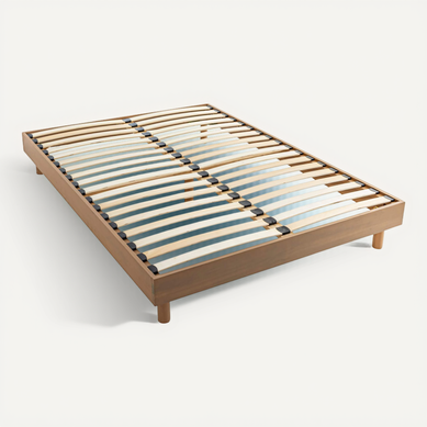 Sommier Kit En Bois Massif 13 Cm Taupe 140x190 Sommier Kit En Bois Massif 13 Cm Taupe 140x190