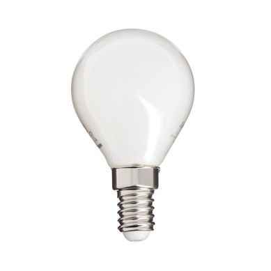 Ampoule LED Globe E14 Bland chaud Ampoule LED Globe E14 Bland chaud vue 3/4