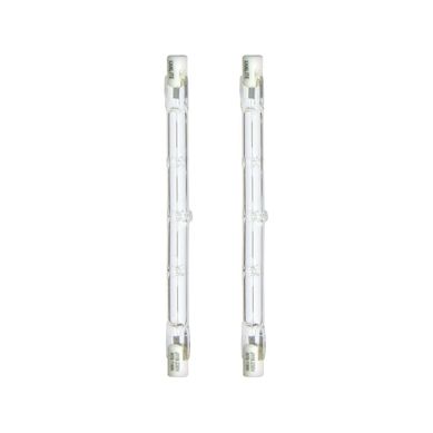 Lot 2 ampoules halogènes R7S XANLITE HOME Blanc chaud Lot 2 ampoules halogènes R7S XANLITE HOME Blanc chaud vue 3/4