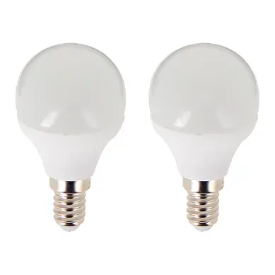 Lot de 2 ampoules LED standard TIMOTHEE E14 40W Lot de 2 ampoules LED standard TIMOTHEE E14 40W vue de face