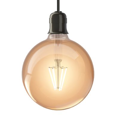 Ampoule LED ambrée G125 E27 AMPOULE DECO Ambrée Ampoule LED ambrée G125 E27 AMPOULE DECO Ambrée vue 3/4