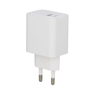 Adaptateur Secteur 18w, 2 Ports De Charge USB-c / USB-a